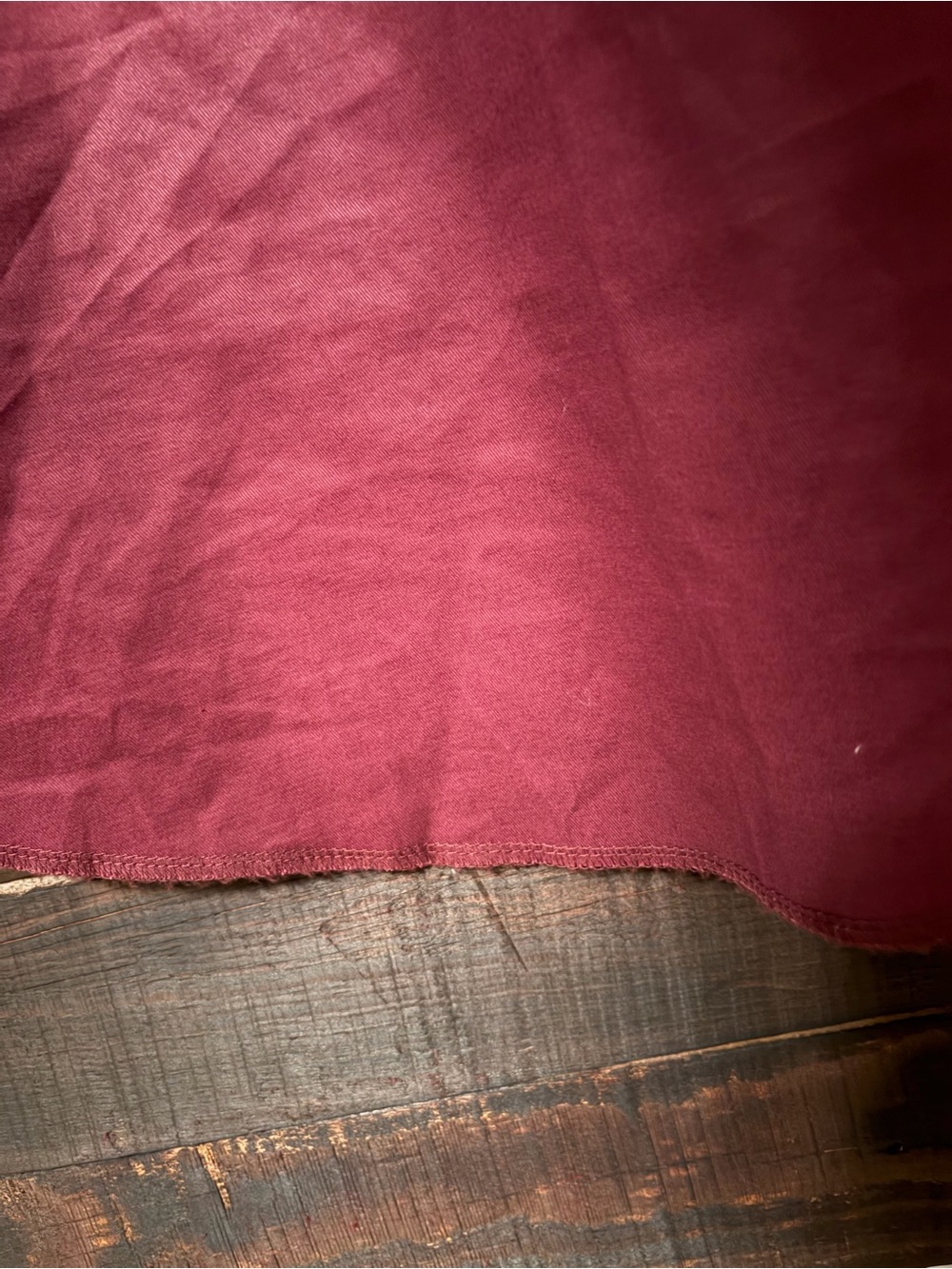 Wrangler Men's Button-Down Western Shirt in Burgundy - Picture 8 of 8